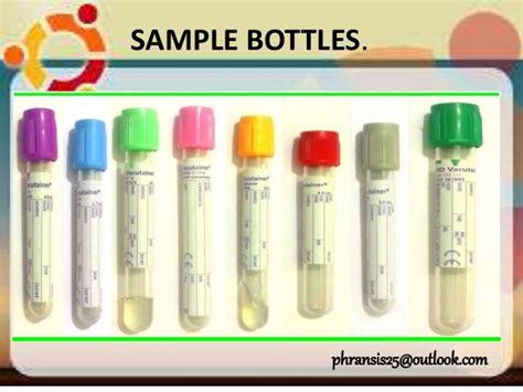 bottle test meaning|empty sample bottles.